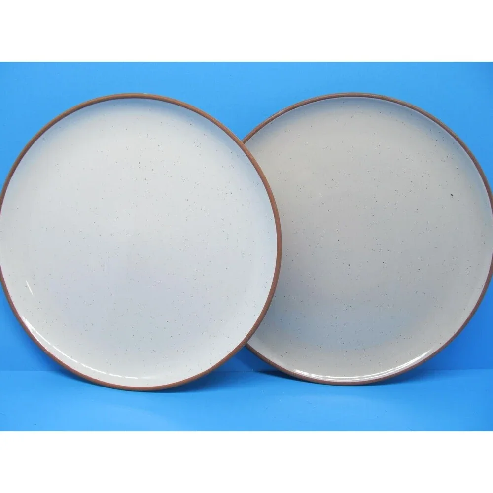 Mora Ceramics Hit Pause Set Of 2 Speckled 10 1/8